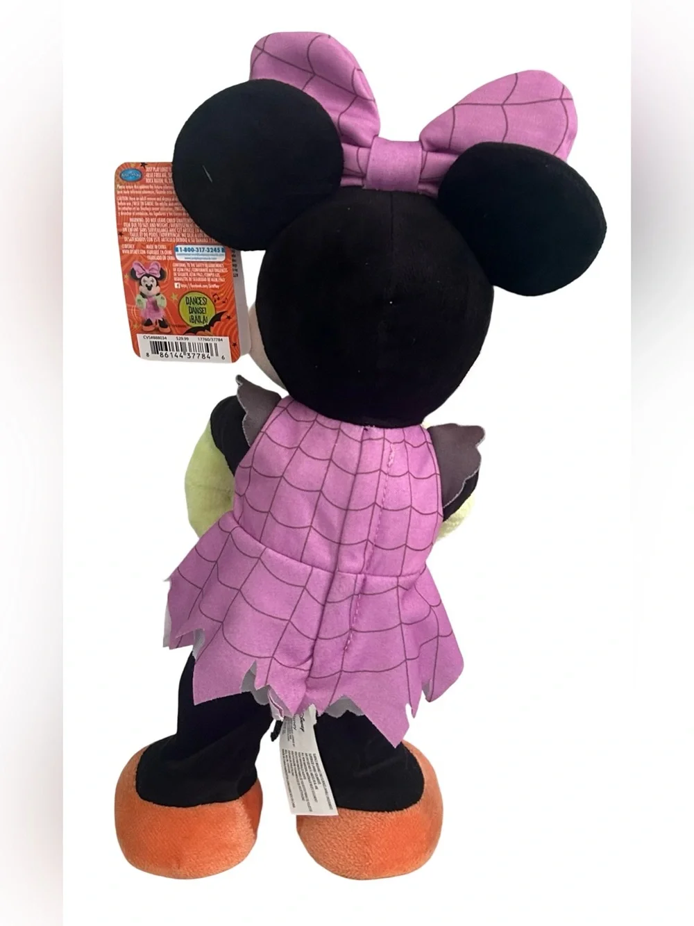 Disney Mickey & Minnie Zombie Halloween Plush Set 14